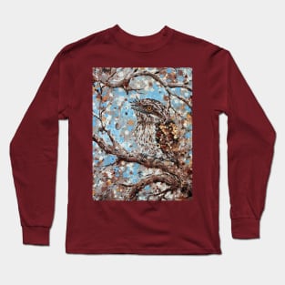 "The Tawny Discombobulation" Tawny Frogmouth Long Sleeve T-Shirt